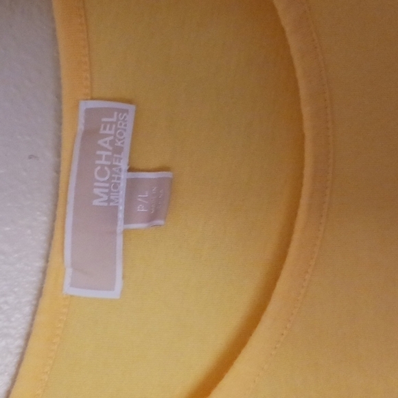 Michael Kors Yellow Top - Picture 2 of 5